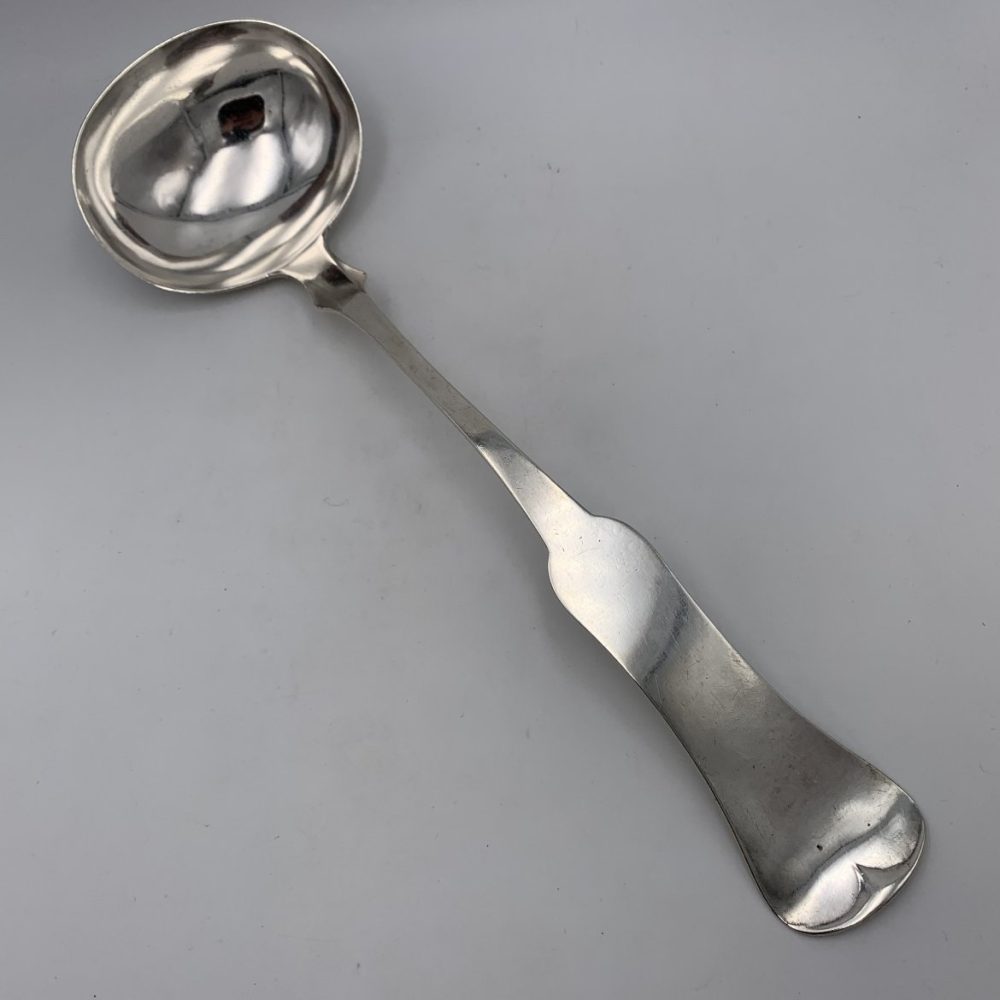 E. Jaccard & Co. St. Louis, Mo. Coin Silver Ladle - Beck's Antiques & Books